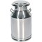 Functional and Decorative Stainless Steel Milk Can 24 1/2" H 10.5 Gallon